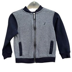 NAUTICA Toddler Zip Up Jacket Blue Size 3yrs